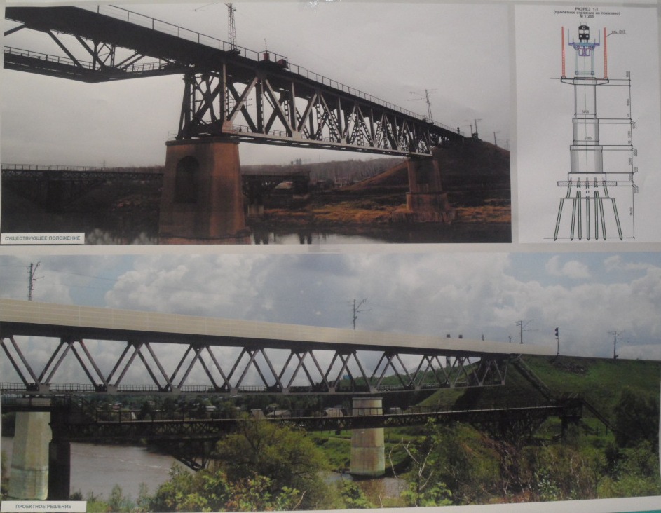 Проект моста через Омь