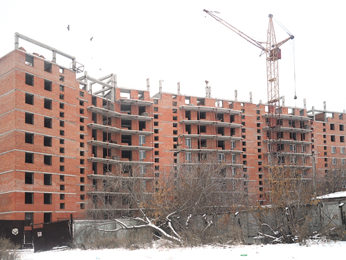 Строящееся здание