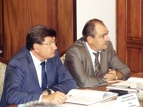 Анатолий Тиль и Вячеслав Двораковский